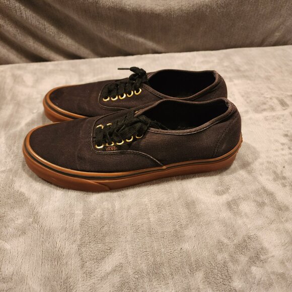 Classic Black Canvas Men's Shoes - Picture 4 of 9
